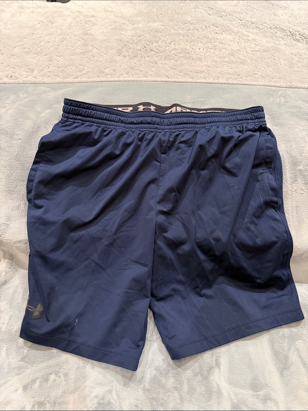 Under Armour Navy Blue Men's Training Shorts